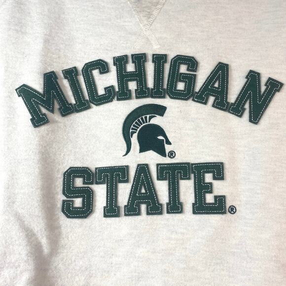 Michigan State Spartans Appliqued Fanatics NWOT Sweatshirt Womens Med - Picture 3 of 9